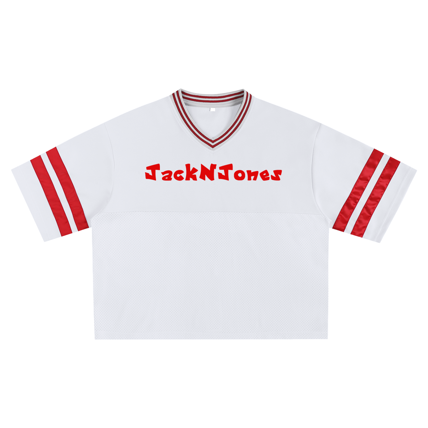 Taped Mesh Boxy T-shirt