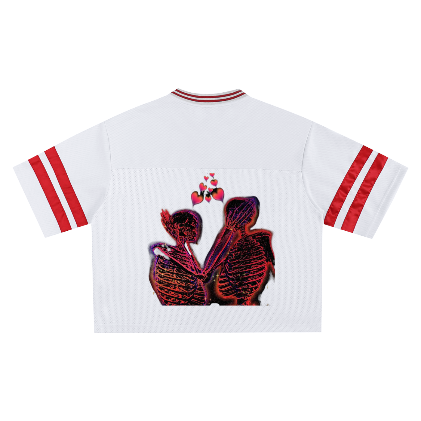 Taped Mesh Boxy T-shirt